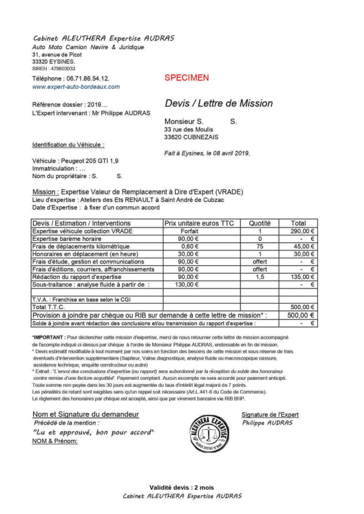 expert-auto-bordeaux-valeur-remplacement-vrade-agree-droit-commun